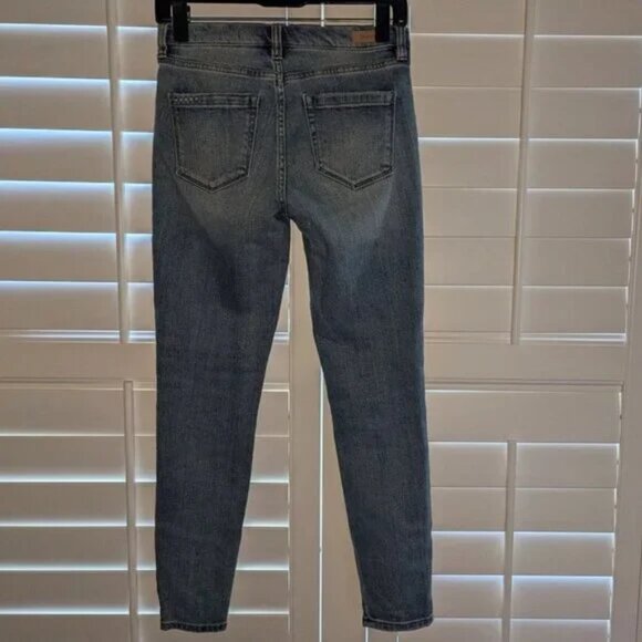 *3 FOR $9* [BLANKNYC] The Bond Skinny Jean Faux Snakeskin Ms. Brightside Ankle - Picture 2 of 3